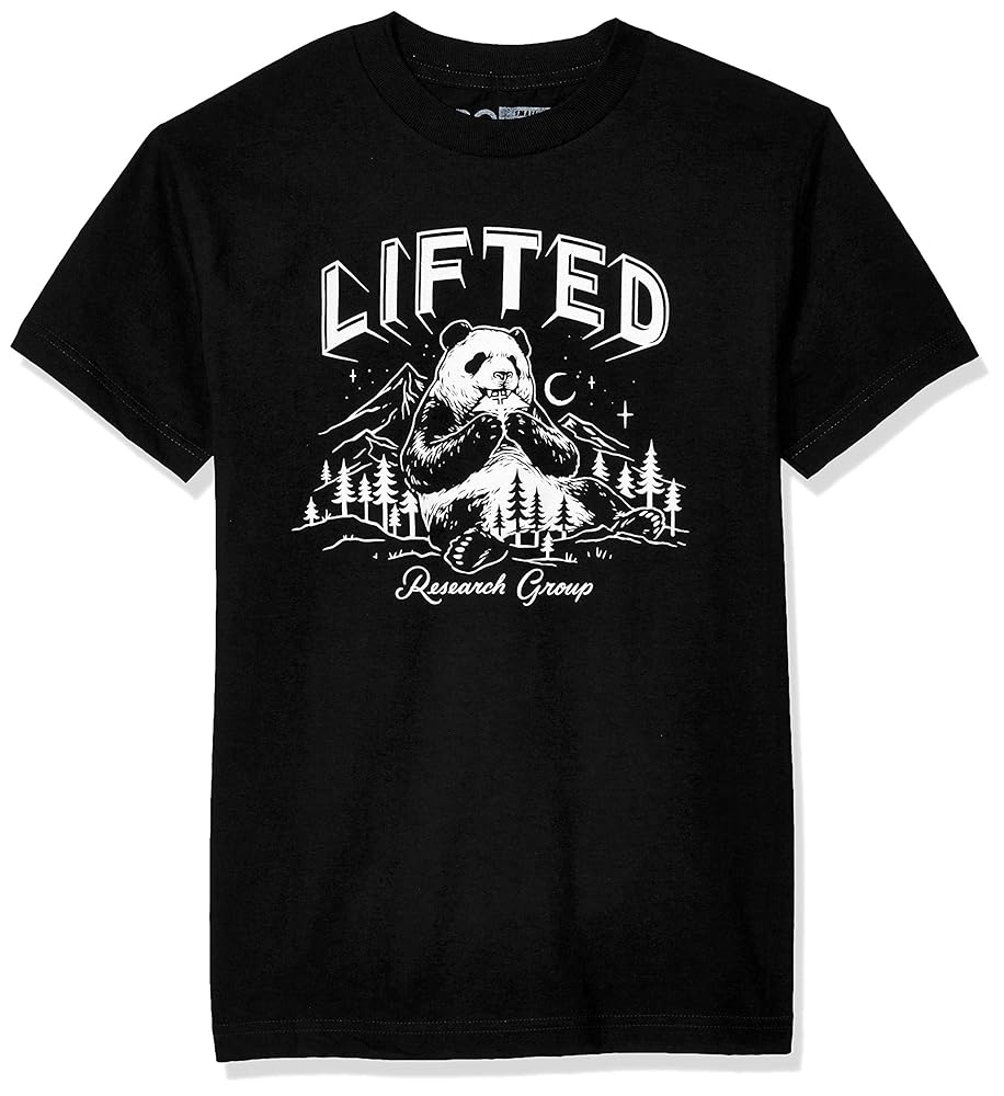 LRG mens Lifted Research Group Men's Lrg Logo Graphic Panda